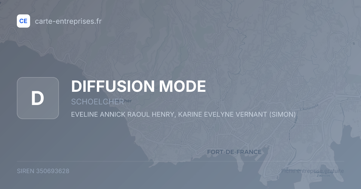 DIFFUSION MODE — 350693628 — fiche entreprise