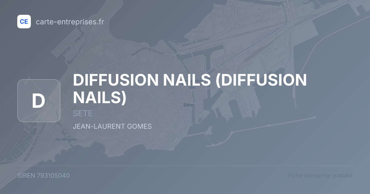 DIFFUSION NAILS — 793105040 — fiche entreprise
