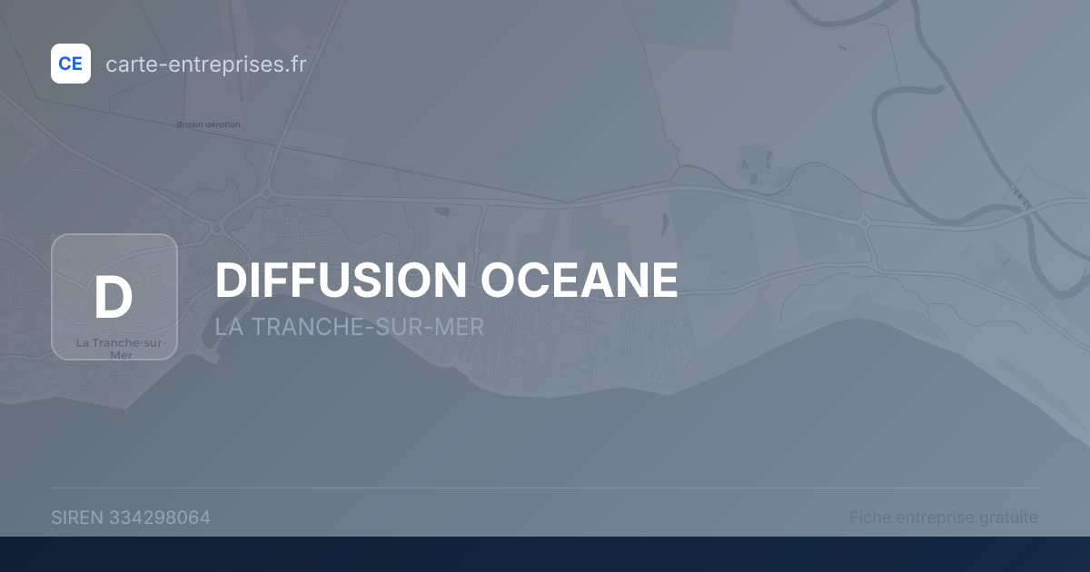 DIFFUSION OCEANE — 334298064 — fiche entreprise