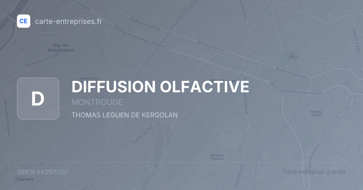 DIFFUSION OLFACTIVE — 443105267 — fiche entreprise