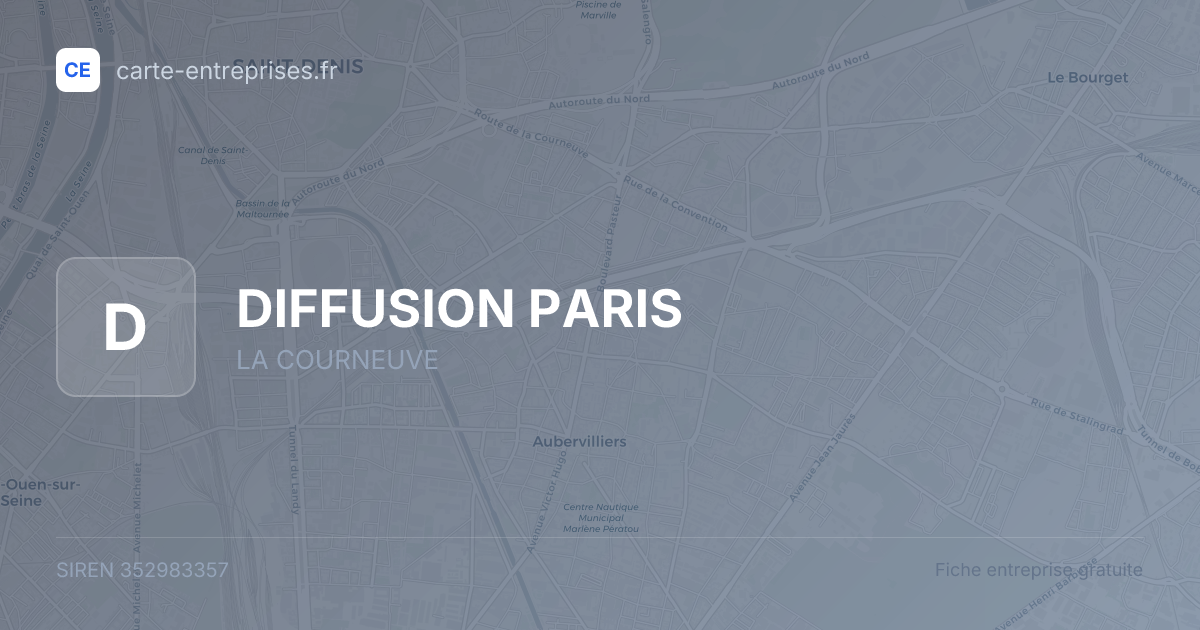 DIFFUSION PARIS — 352983357 — fiche entreprise