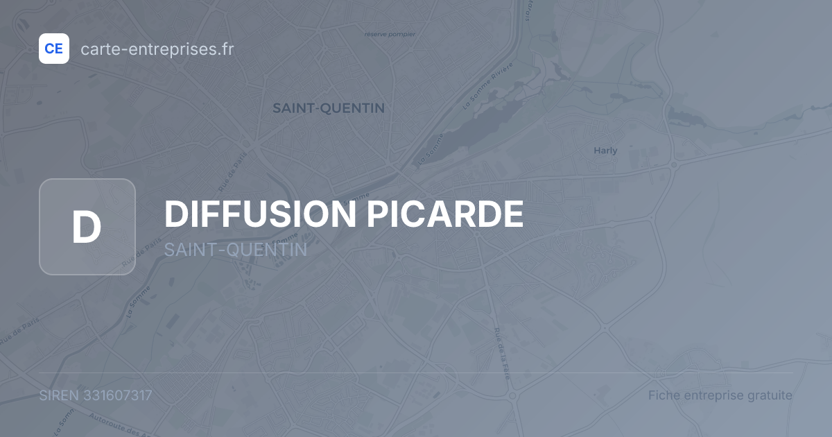DIFFUSION PICARDE — 331607317 — fiche entreprise