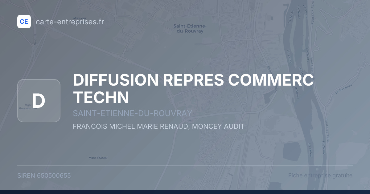 DIFFUSION REPRES COMMERC TECHN — 650500655 — fiche entreprise