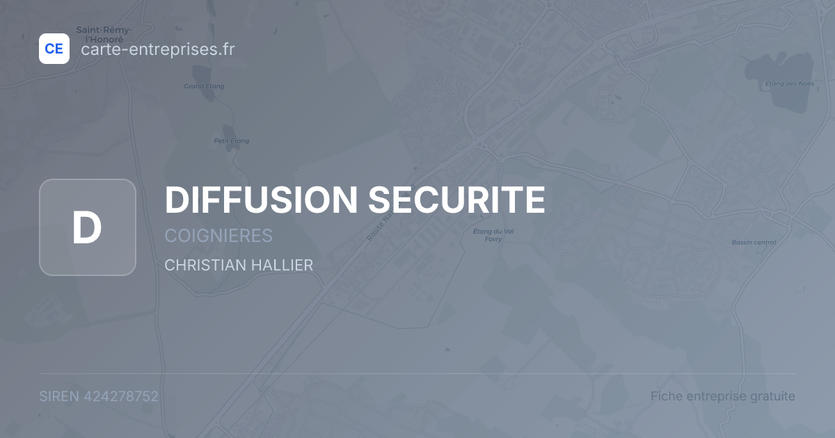 DIFFUSION SECURITE — 424278752 — fiche entreprise