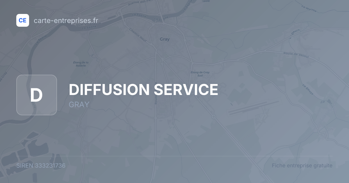 DIFFUSION SERVICE — 333231736 — fiche entreprise