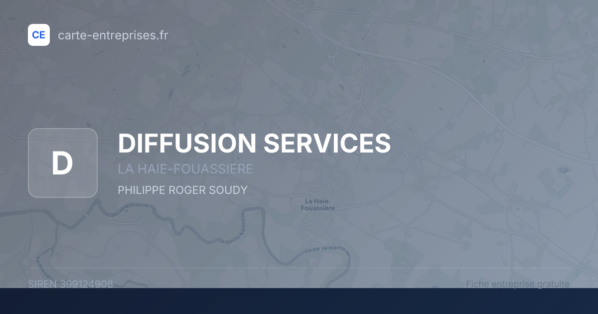 DIFFUSION SERVICES — 399124908 — fiche entreprise