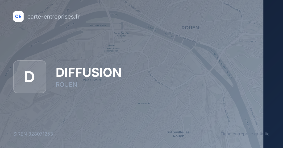 DIFFUSION — 328071253 — fiche entreprise