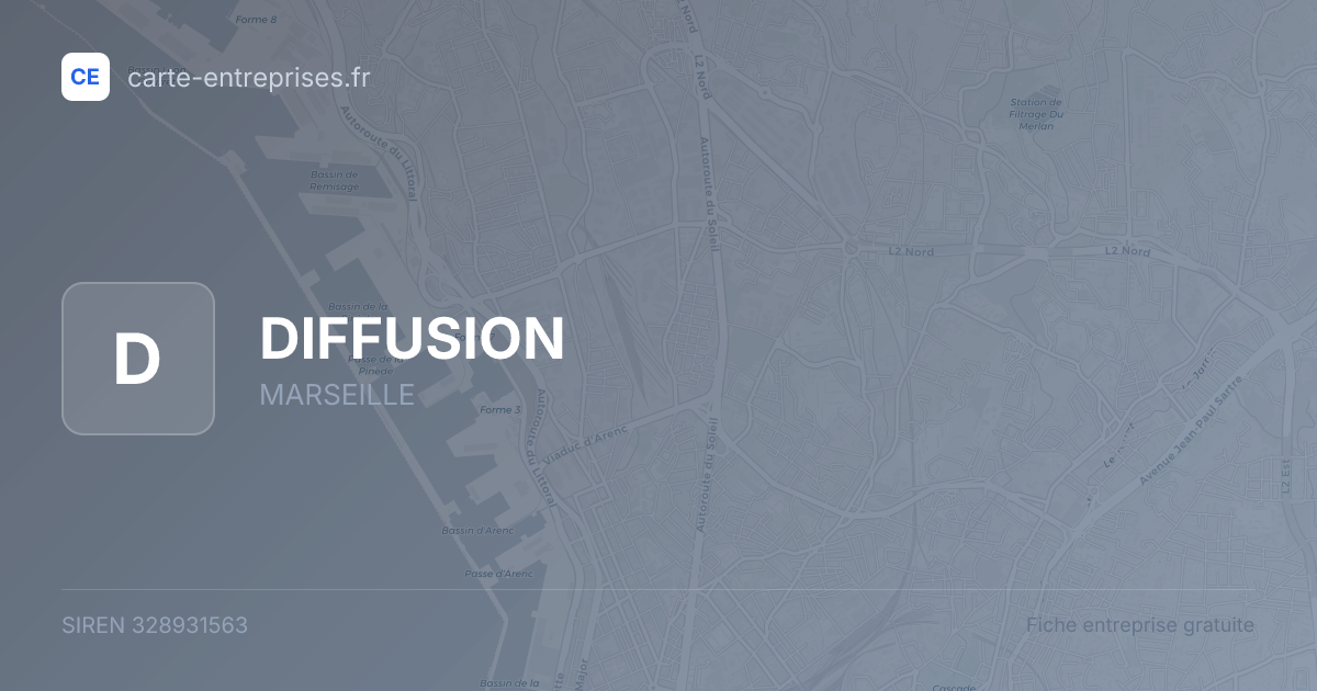 DIFFUSION — 328931563 — fiche entreprise