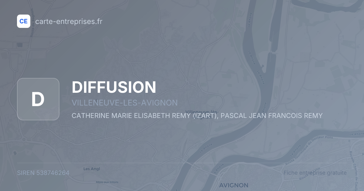 DIFFUSION — 538746264 — fiche entreprise