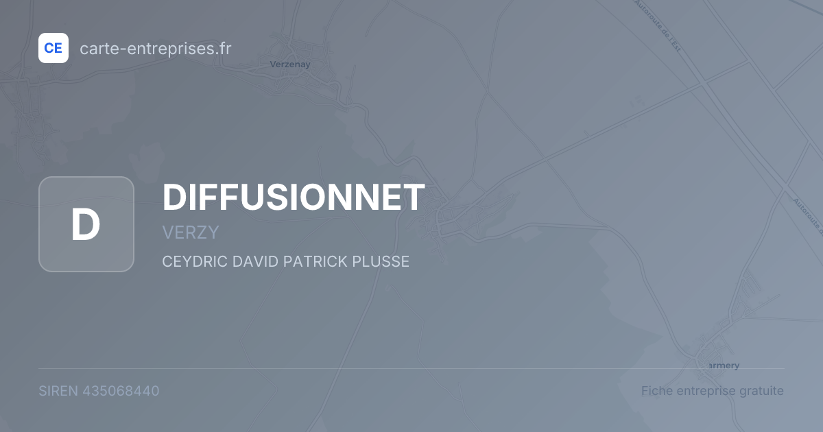 DIFFUSIONNET — 435068440 — fiche entreprise