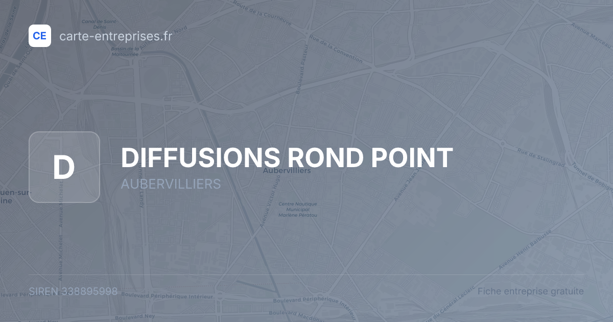 DIFFUSIONS ROND POINT — 338895998 — fiche entreprise