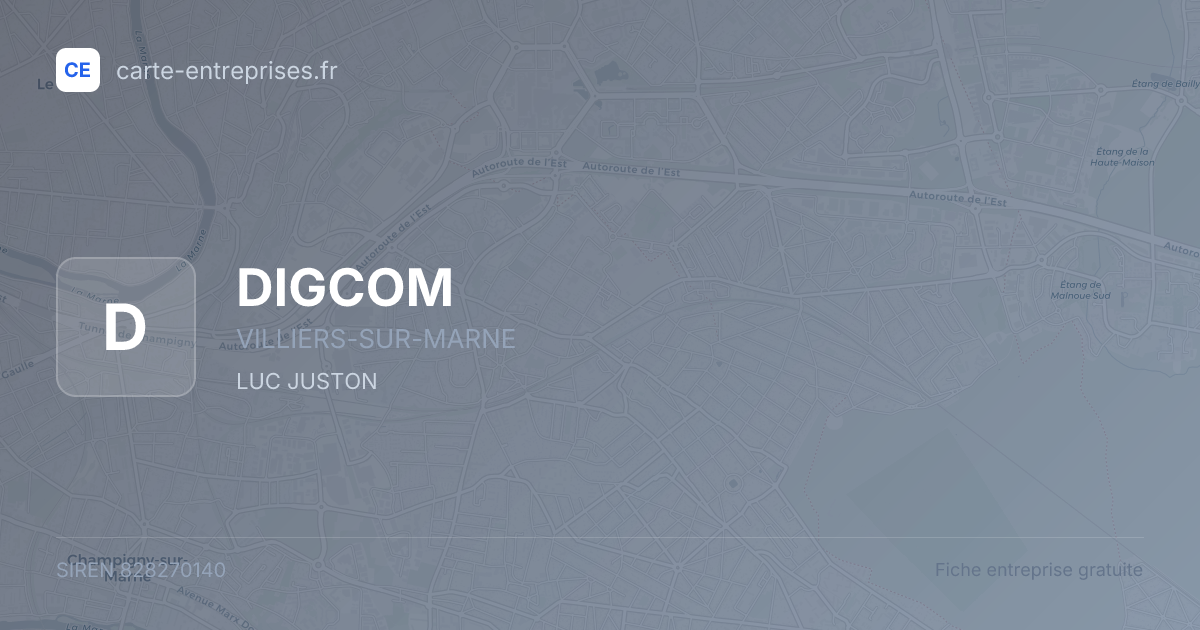 DIGCOM — 828270140 — fiche entreprise