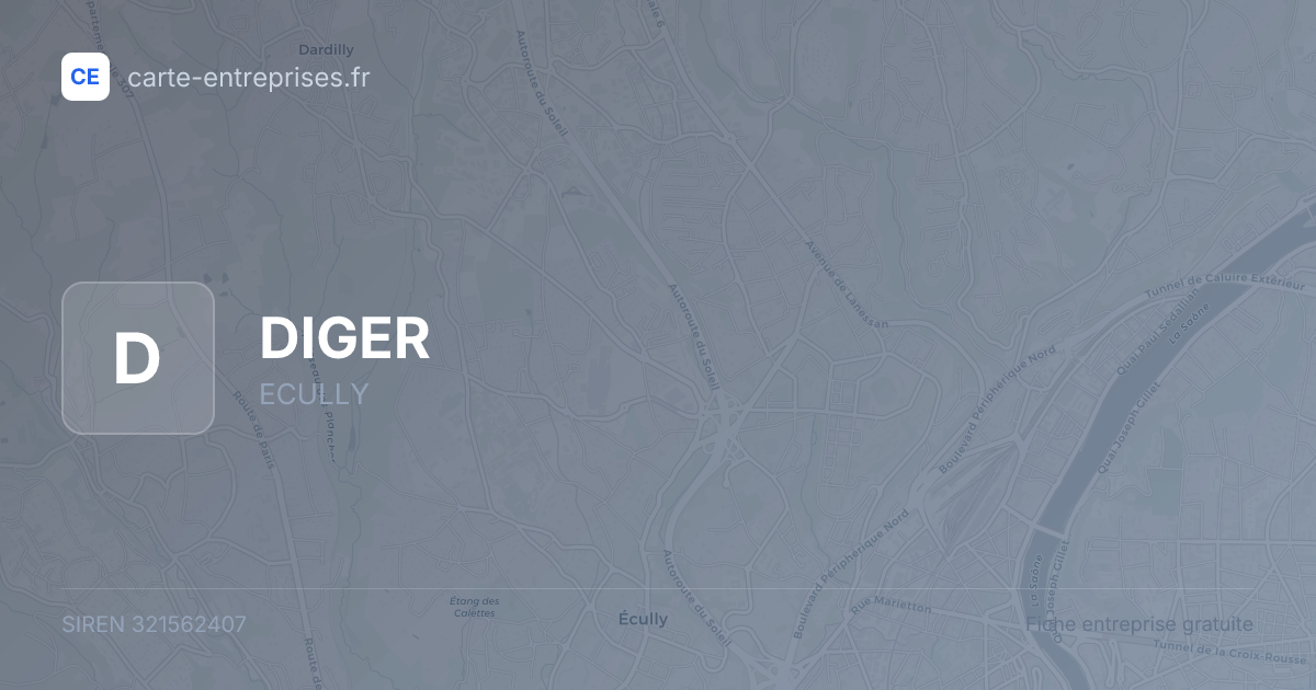 DIGER — 321562407 — fiche entreprise
