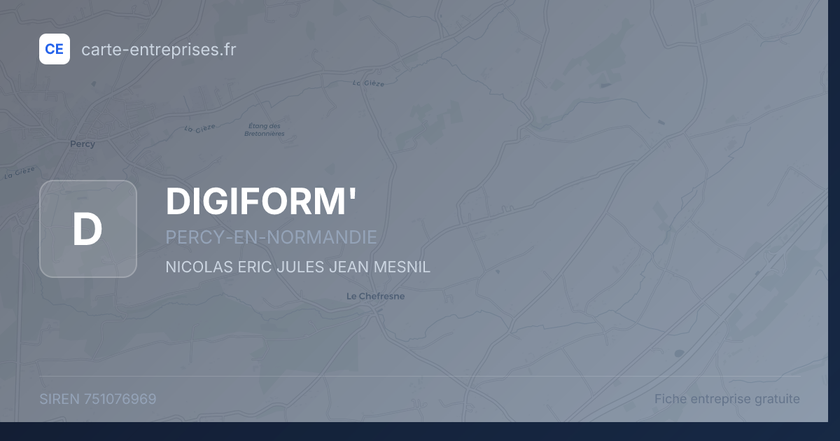 DIGIFORM' — 751076969 — fiche entreprise