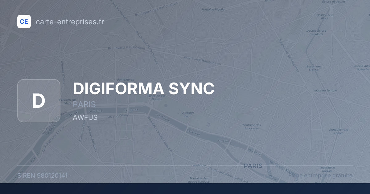 DIGIFORMA SYNC — 980120141 — fiche entreprise