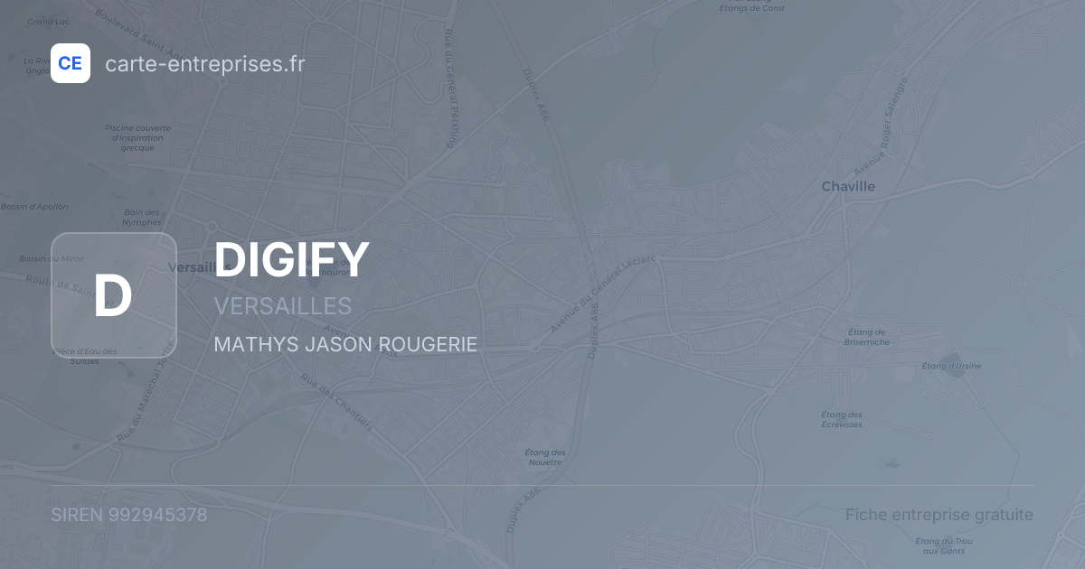 DIGIFY — 992945378 — fiche entreprise