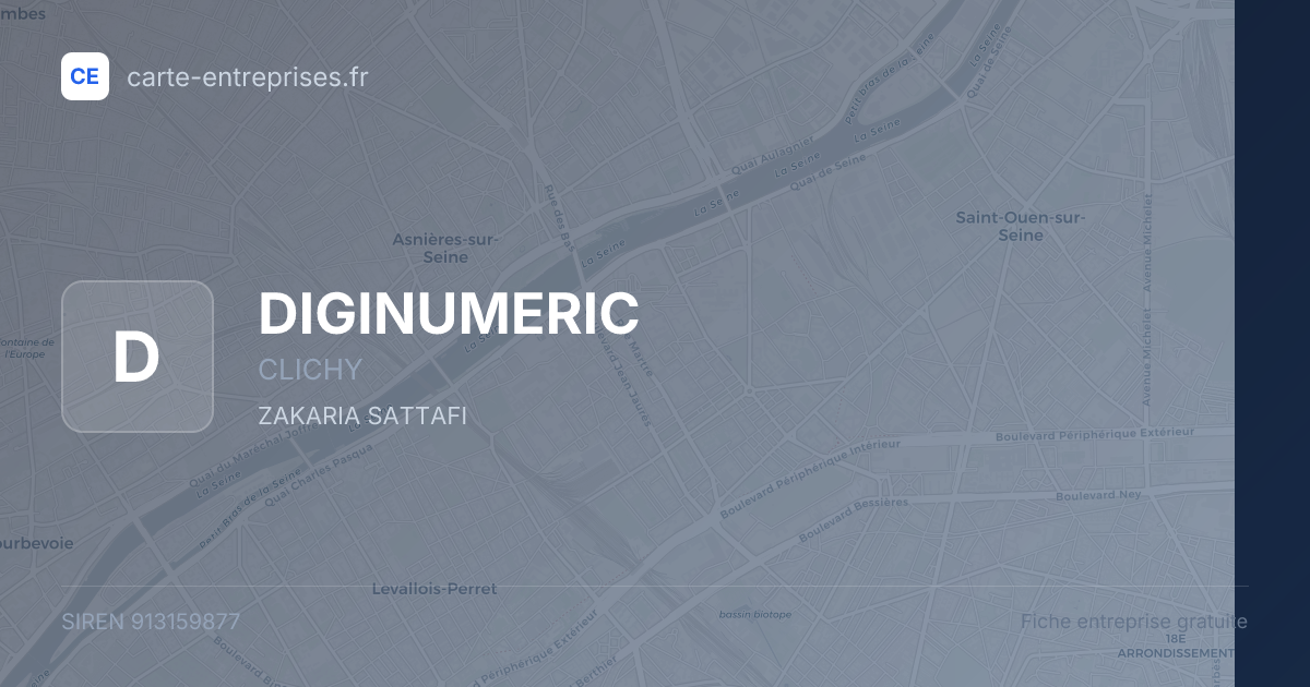 DIGINUMERIC — 913159877 — fiche entreprise