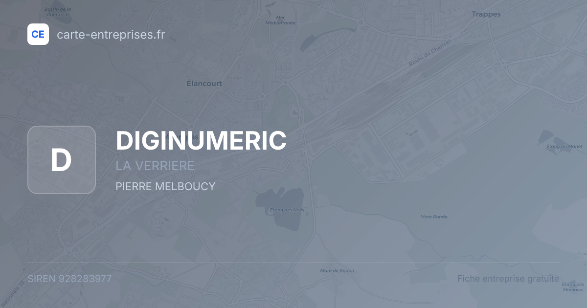 DIGINUMERIC — 928283977 — fiche entreprise