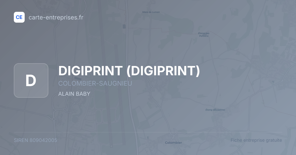 DIGIPRINT — 809042005 — fiche entreprise