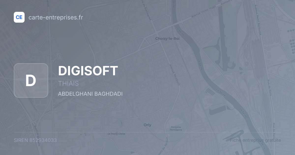 DIGISOFT — 852934033 — fiche entreprise