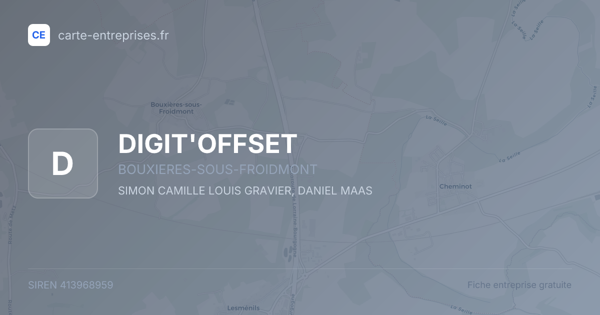 DIGIT'OFFSET — 413968959 — fiche entreprise