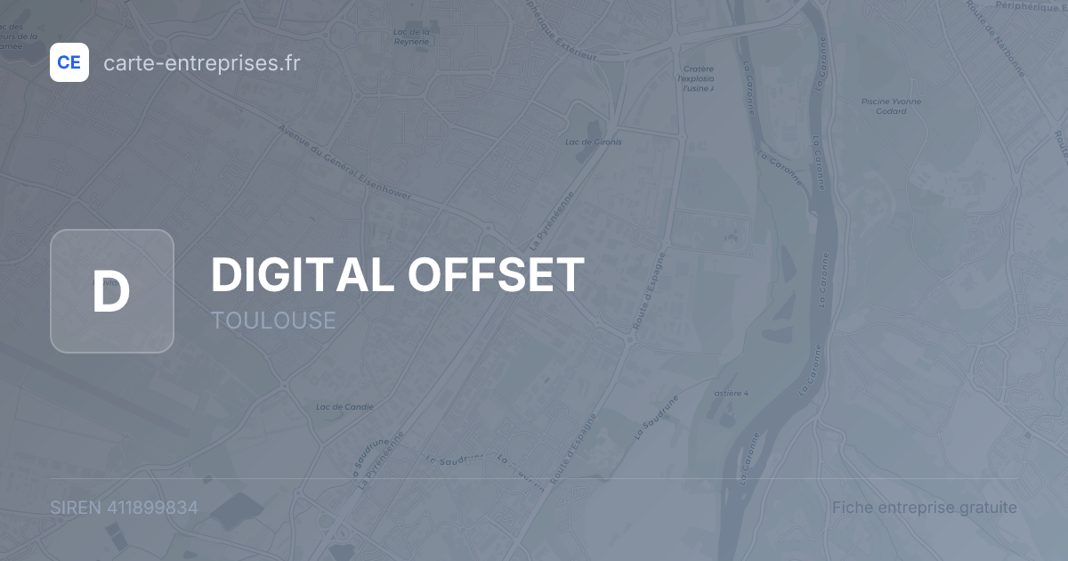 DIGITAL OFFSET — 411899834 — fiche entreprise
