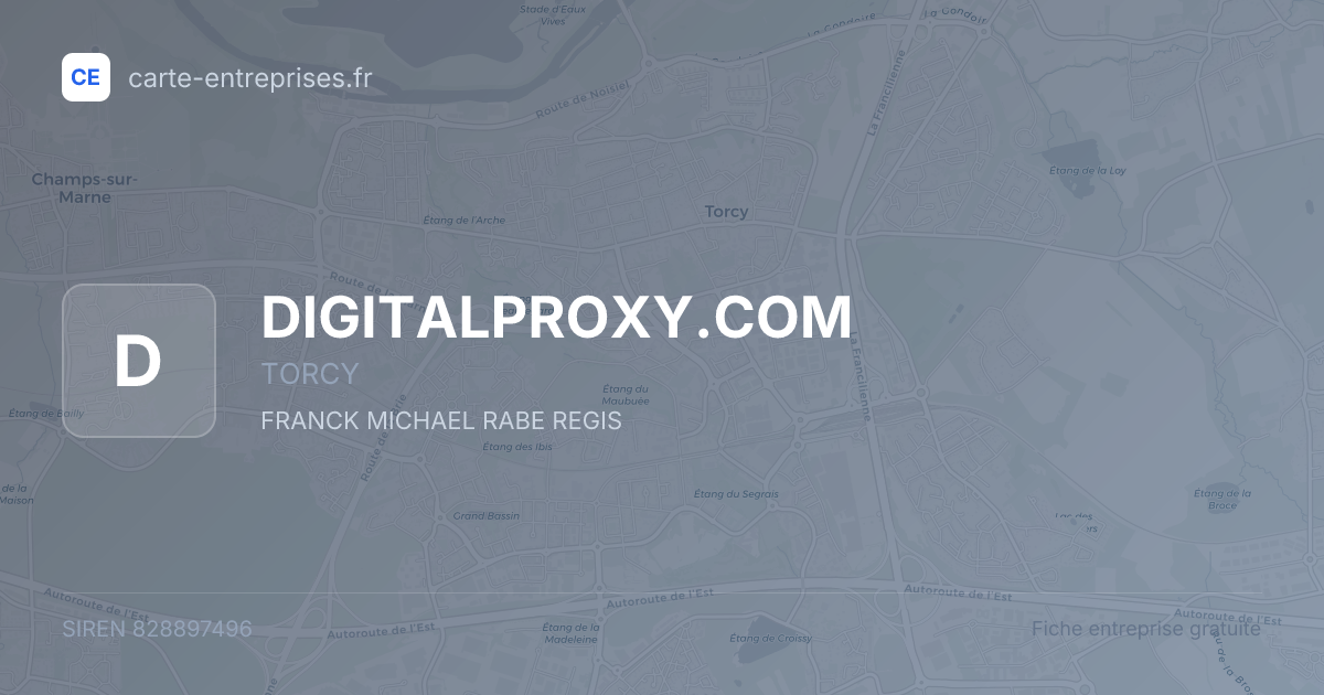 DIGITALPROXY.COM — 828897496 — fiche entreprise