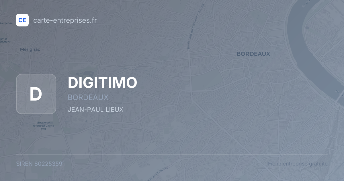 DIGITIMO — 802253591 — fiche entreprise