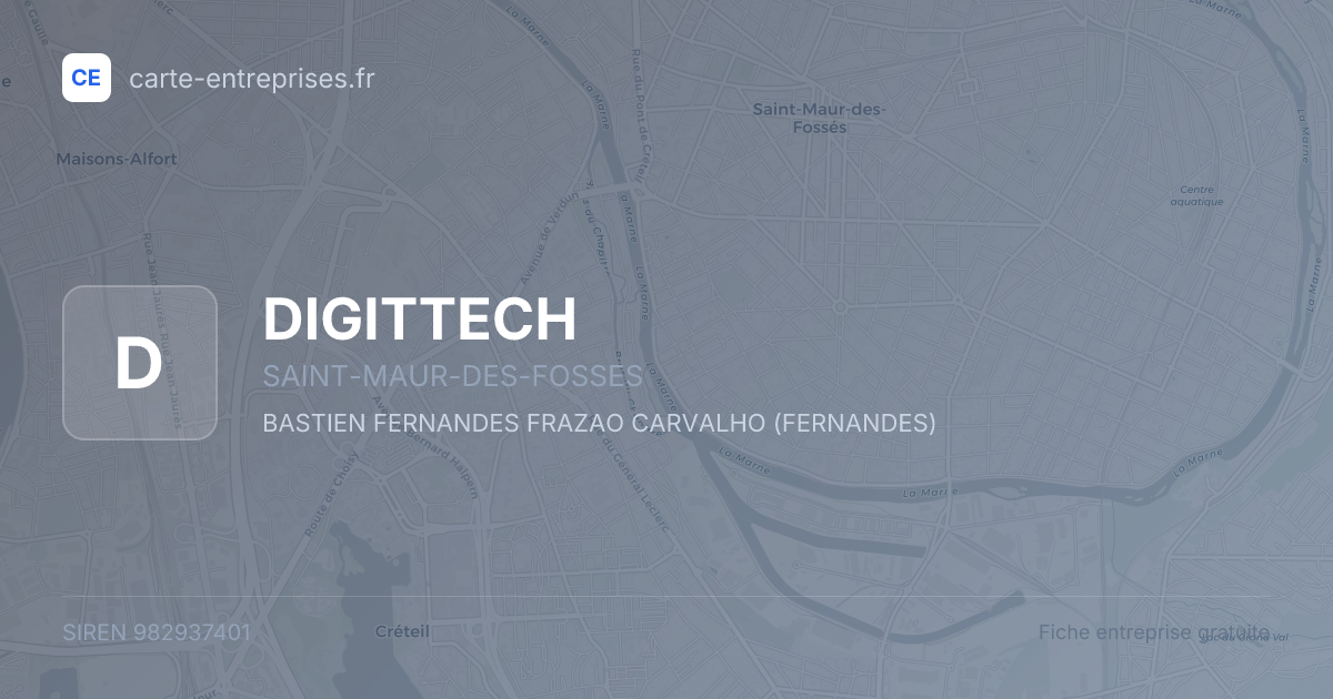 DIGITTECH — 982937401 — fiche entreprise