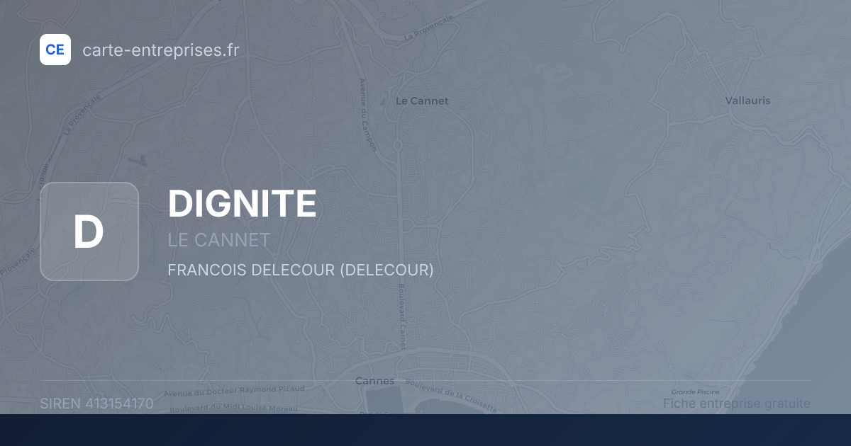 DIGNITE — 413154170 — fiche entreprise