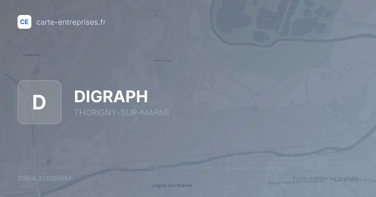 DIGRAPH — 323255554 — fiche entreprise