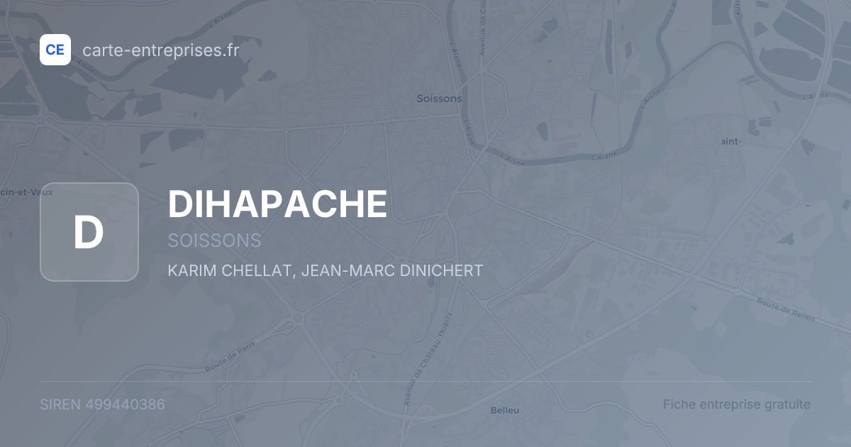 DIHAPACHE — 499440386 — fiche entreprise