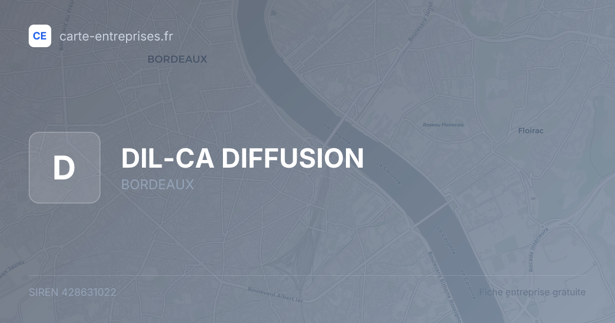 DIL-CA DIFFUSION — 428631022 — fiche entreprise