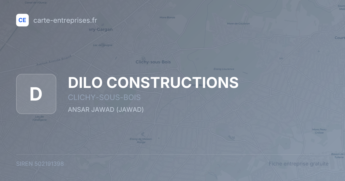 DILO CONSTRUCTIONS — 502191398 — fiche entreprise