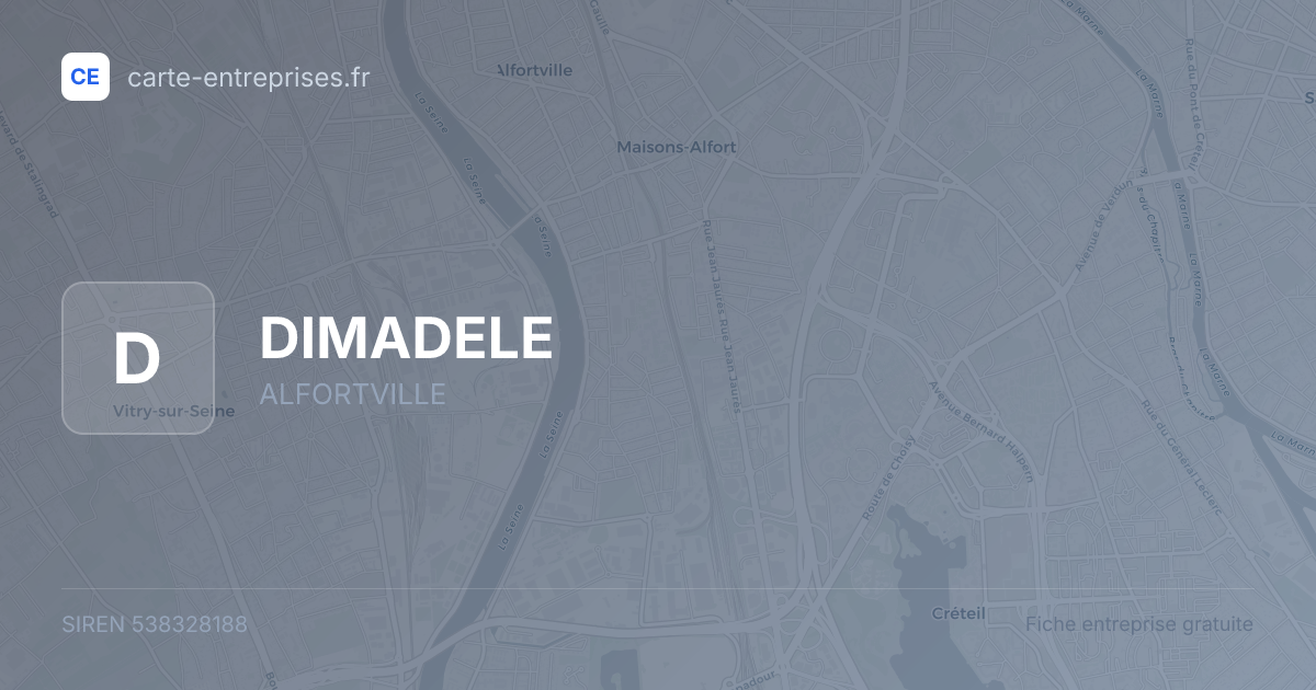 DIMADELE — 538328188 — fiche entreprise