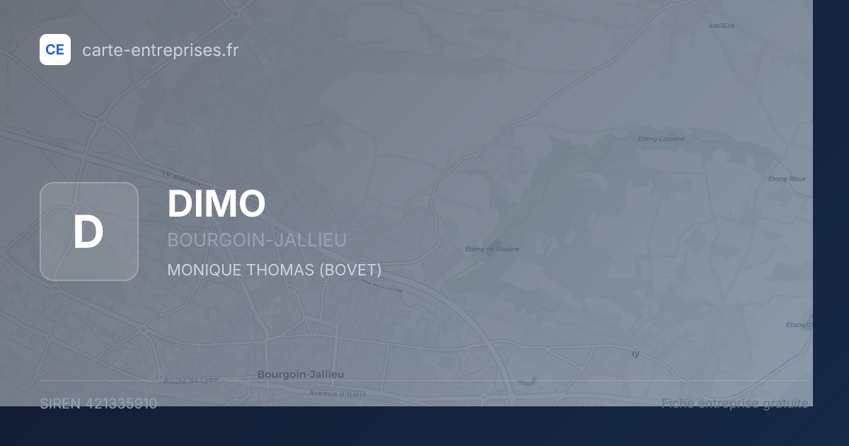 DIMO — 421335910 — fiche entreprise