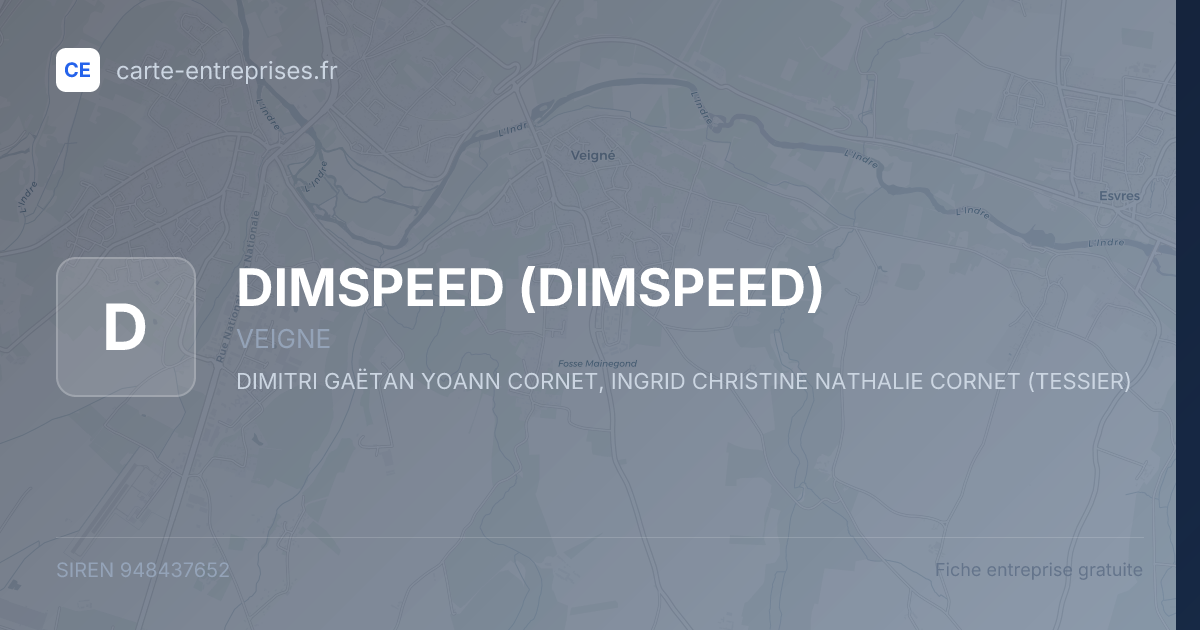 DIMSPEED — 948437652 — fiche entreprise