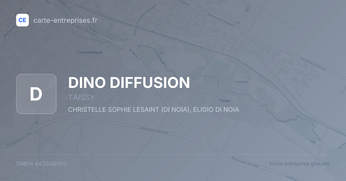 DINO DIFFUSION — 443508080 — fiche entreprise