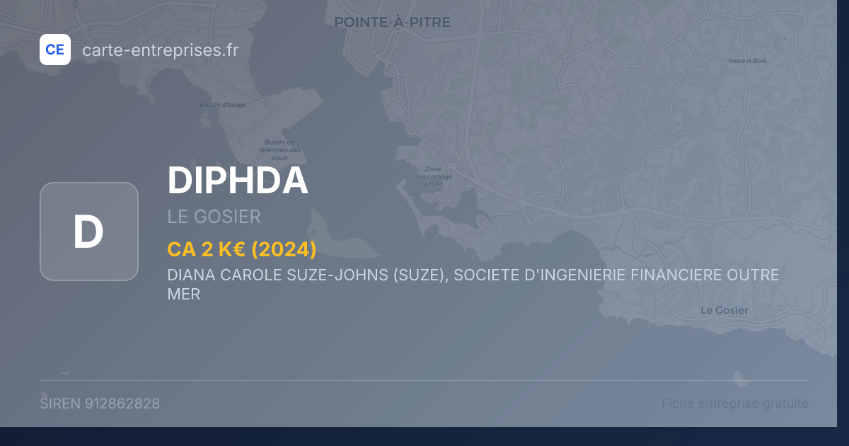 DIPHDA — 912862828 — fiche entreprise