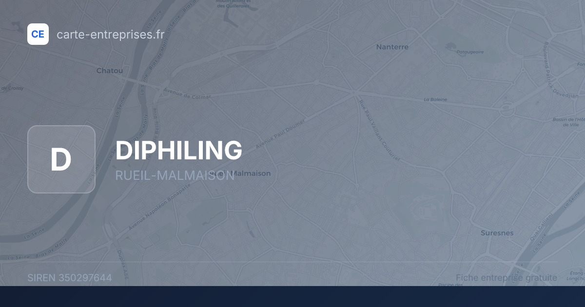 DIPHILING — 350297644 — fiche entreprise