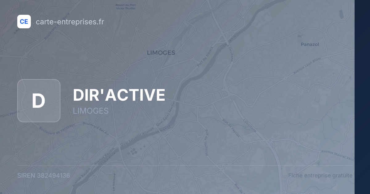 DIR'ACTIVE — 382494136 — fiche entreprise