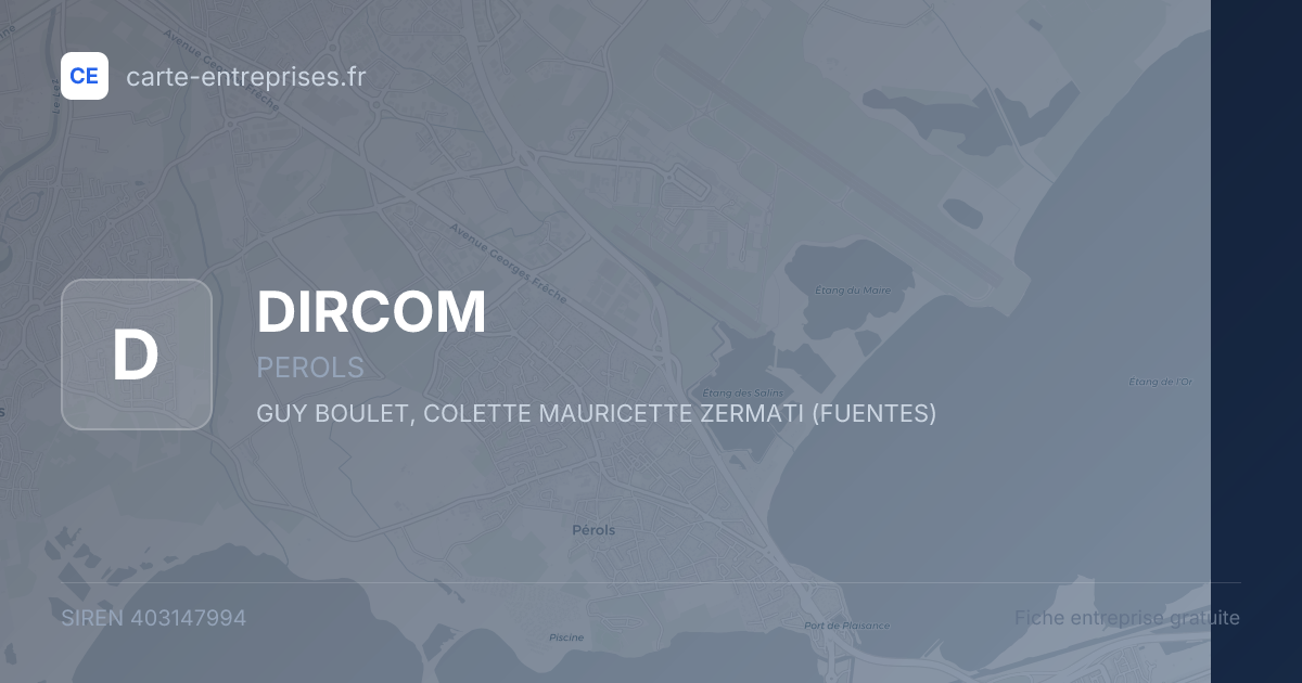 DIRCOM — 403147994 — fiche entreprise