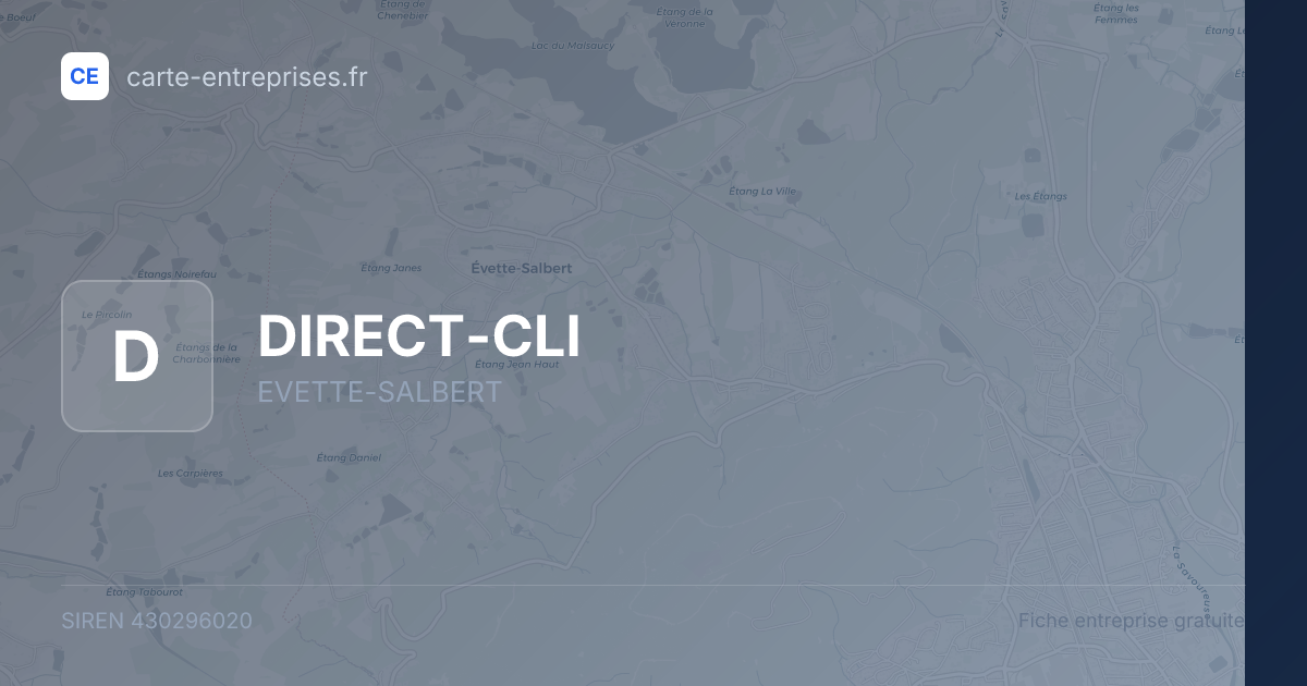 DIRECT-CLI — 430296020 — fiche entreprise