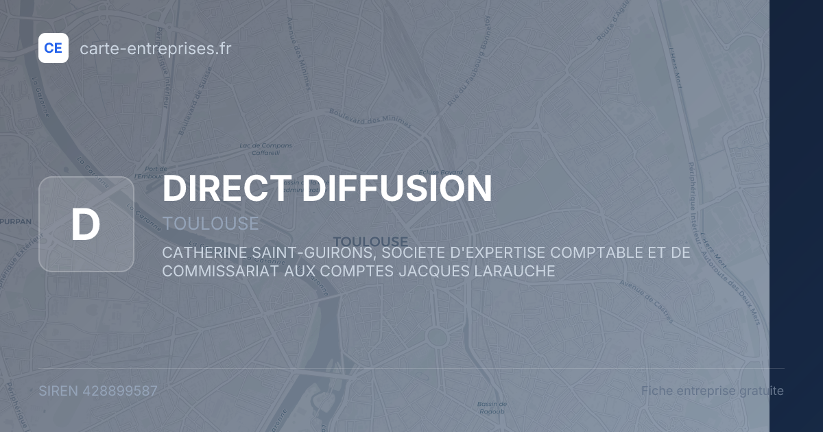 DIRECT DIFFUSION — 428899587 — fiche entreprise
