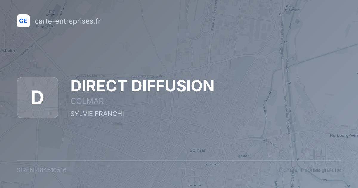 DIRECT DIFFUSION — 484510516 — fiche entreprise