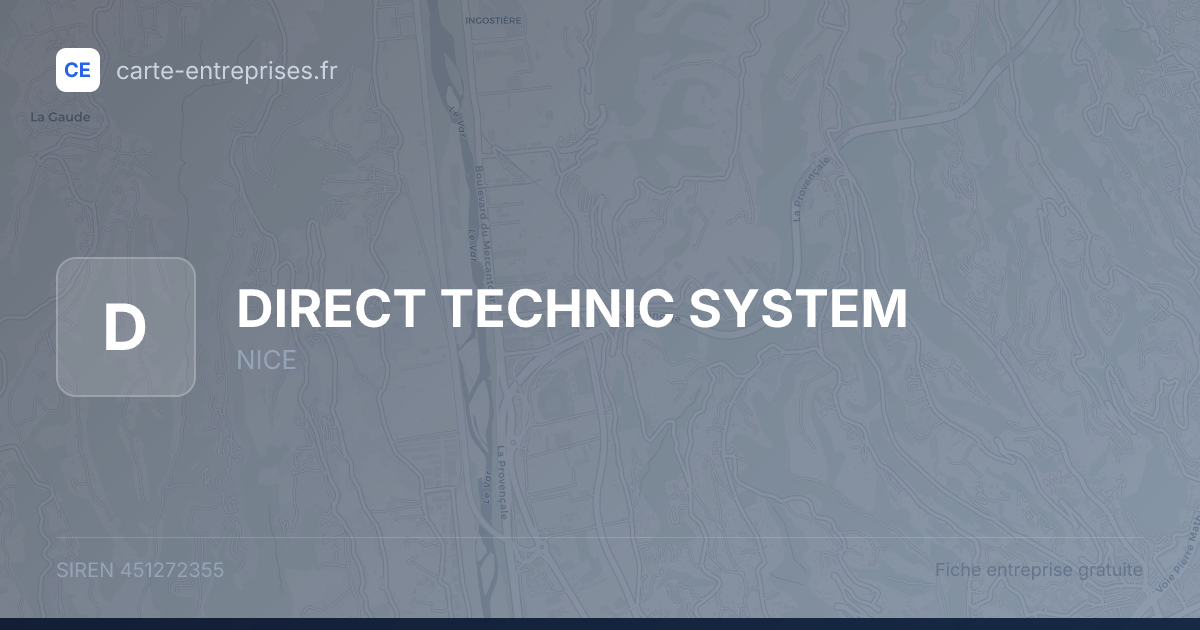 DIRECT TECHNIC SYSTEM — 451272355 — fiche entreprise