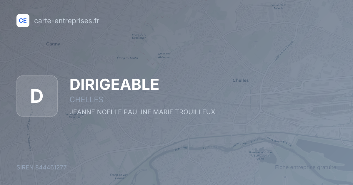 DIRIGEABLE — 844461277 — fiche entreprise