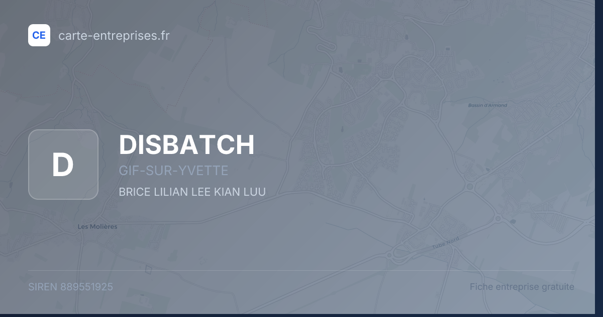 DISBATCH — 889551925 — fiche entreprise