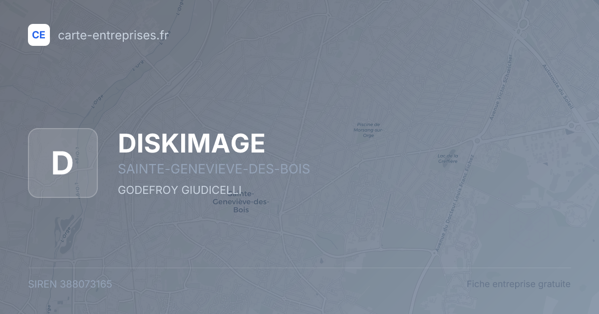 DISKIMAGE — 388073165 — fiche entreprise