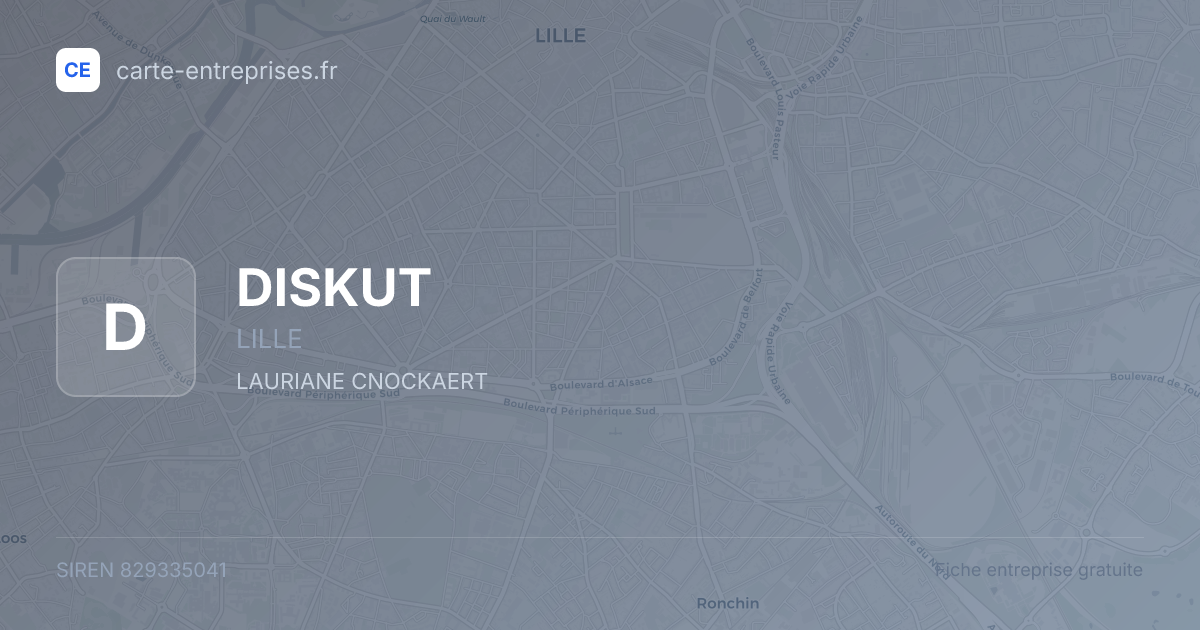 DISKUT — 829335041 — fiche entreprise